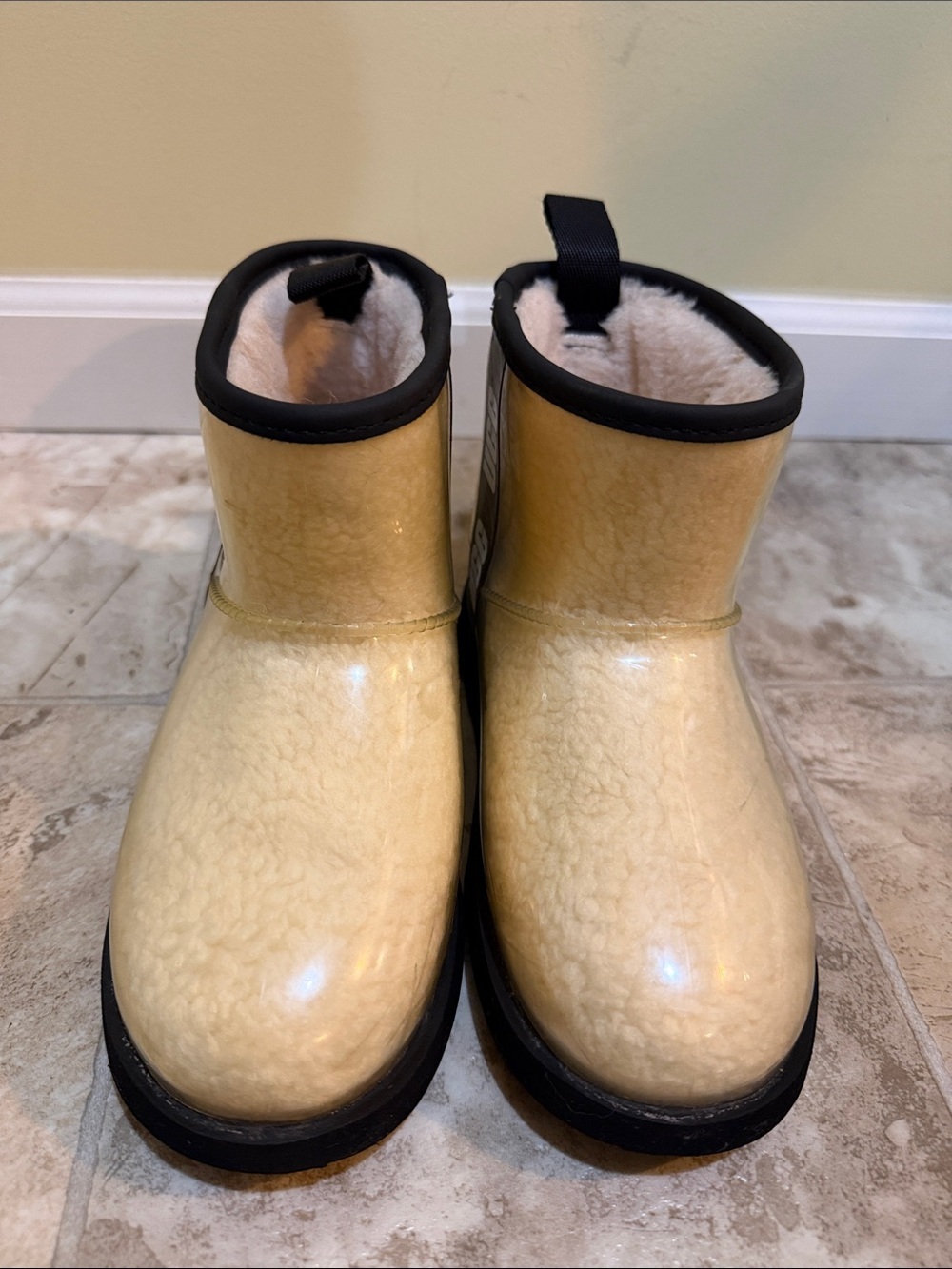 Kids UGG Classic Clear Mini Waterproof Ankle Boots